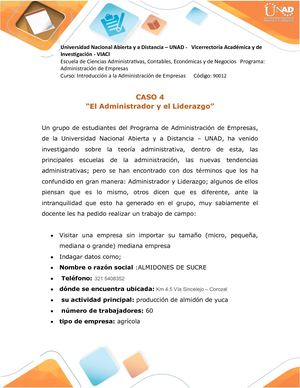 Trabajo Introduccion De La Administracion