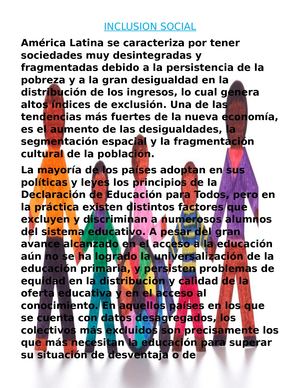 Articulo Inclusion Social