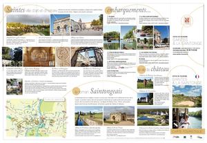 Carte Touristique Saintes et La Saintonge