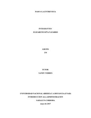 Paso 4 La Entrevista (Introduccion)