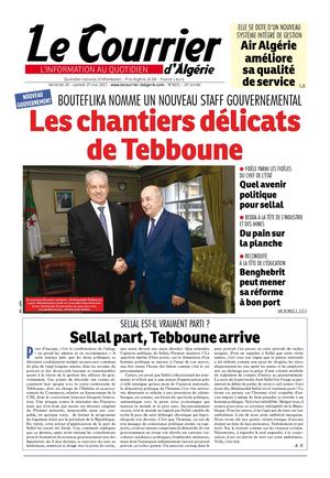 Le Courrier D'Algérie Du Samedi 27 Mai 2017