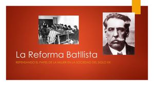 La Reforma Batllista