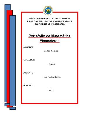 Calameo Matemática Financiera I Mónica Yacelga