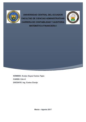 Evelyn Cantos Matemática Financiera Ca 4 1