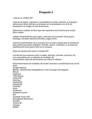 Proyecto 3d