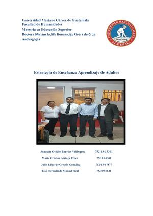 Estrategias de Aprendizaje para Adultos