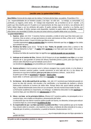 La Paternidad Bíblica