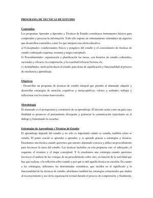 Técnicas De Estudios