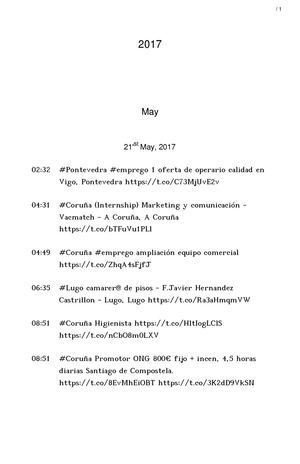 OFERTAS DE EMPREGO GALICIA (21MAI-28MAI)