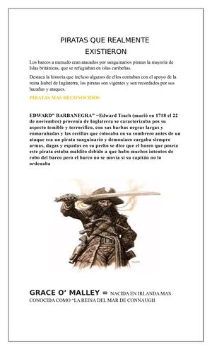 Piratas Que Realmente existieron