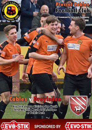 Prescot Cables v Droylsden, 11/03/17