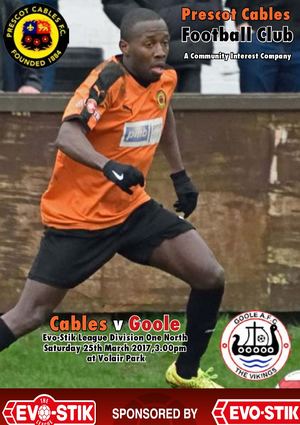 Prescot Cables v Goole, 25/03/17