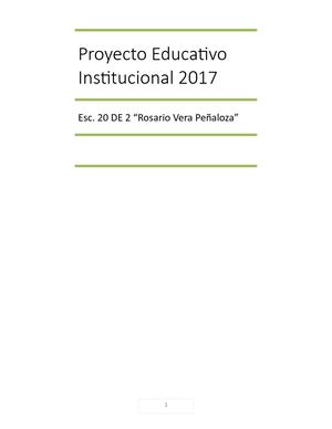 Proyecto Escuela 2017