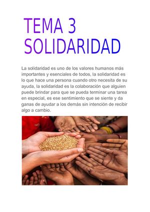 Solidaridad