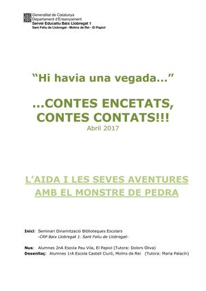 L'Aida i les aventures amb el monstre pedra