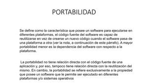 Portabilidad