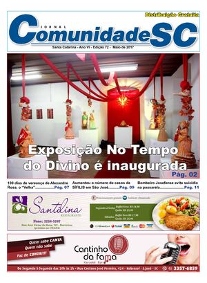 Edição Maio 2017 -  Jornal Comunidade SC