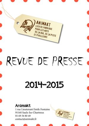 Revue De Presse 2014-2015