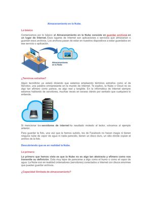 Almacenamiento En La Nube