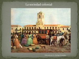 Sociedad Colonial