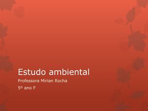 Estudo Ambiental