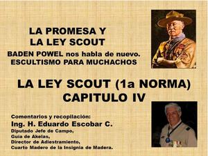 PROMESA Y LEY SCOUT. 1a Norma