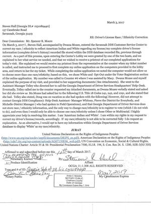 Calaméo - Akecheta(c)(tm) Letter To Georgia Dept Of Driver Services ...