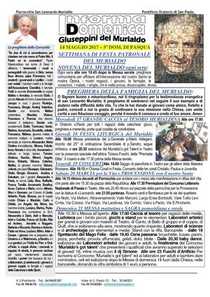 Info Domenica 2017-05-14@Roma-Parrocchia