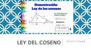Ley Del Coseno