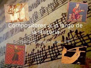 Compositores A Lo Largo De La Historia