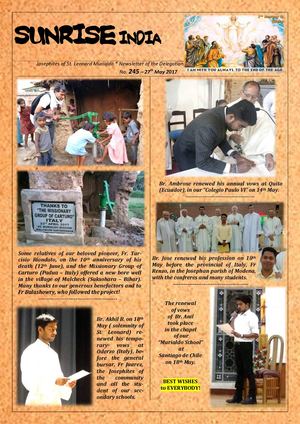 Sunrise 245 - 27 maggio 2017