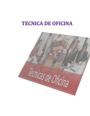 TECNICA DE OFICINA