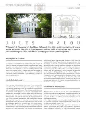 Le château Malou, histoire et rénovation