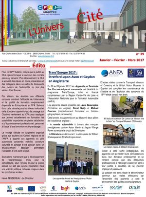 Bulletin D'info L'univers Cité N°39