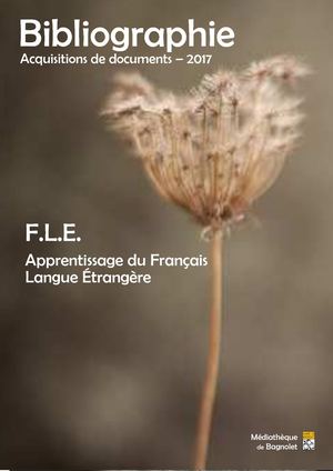 Apprentissage du Français langue étrangère - Acquisitions de documents 2017