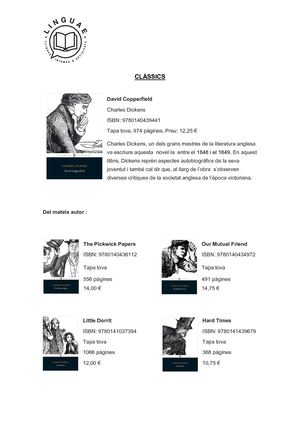 Selecció Clàssics en anglès