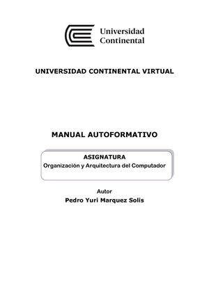 Uc0637 Organización Y Arquitectura Del Computador