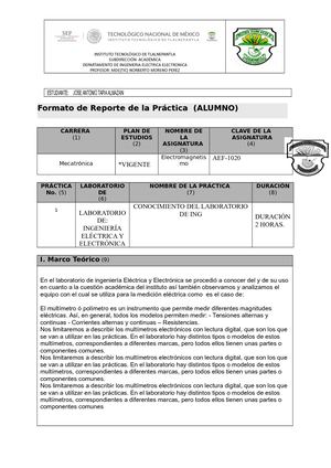 Practica 1 Electromagnetismo
