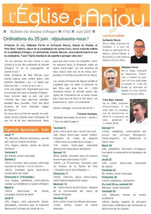 L'Eglise d'Anjou - Juin 2017