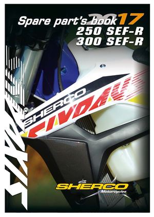 MICROFICHE SHERCO 6DAYS - 250:300 SEFR