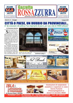 Gazzetta Rossazzurra del 3-6-2017 Anno II N 11 Ridotto