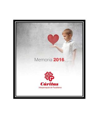 Memoria Caritas Pozoblanco 2016