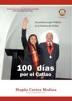 Revista 100 Días de Magda Cortez Prefecta del Callao