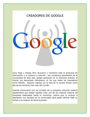 Creadores De Google