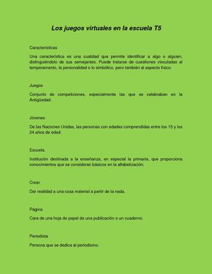 Glosario Tutoria 5