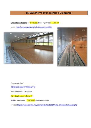 Espace Pierre Yvon Tremel à Guingamp