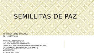 Semillitas De Paz