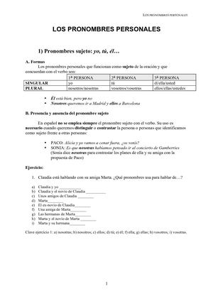 Pronombres Personales (Miguel Canchaya Acero)