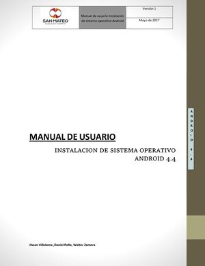 Sistema Operativo Android Manual