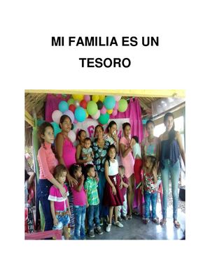 Mi Familia Es Un Tesoro